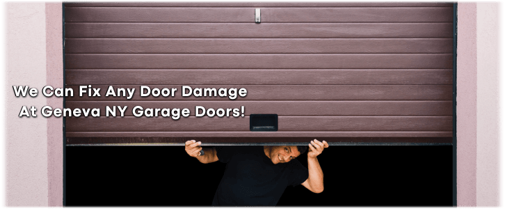 Garage Door Off Track In Geneva NY